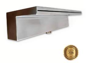 Cascata em inox 316, lâmina longa de embutir, 80cm
