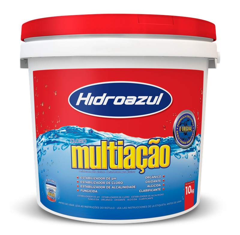 Cloro Multiação, 10kg — Hidroazul