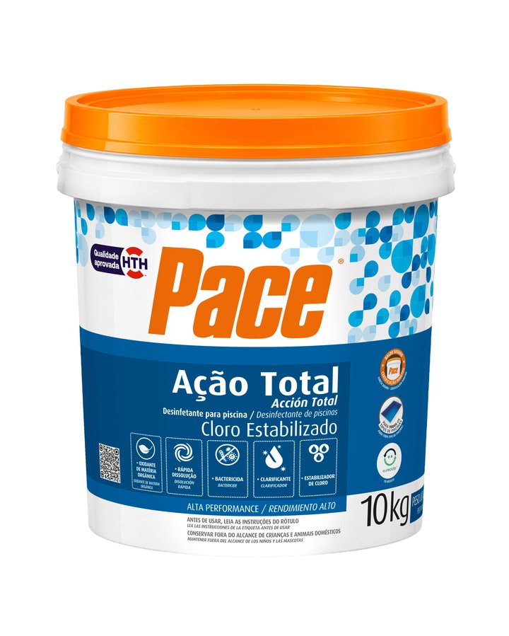 Pace Ação Total, cloro estabilizado 7 em 1 — Pace (HTH)